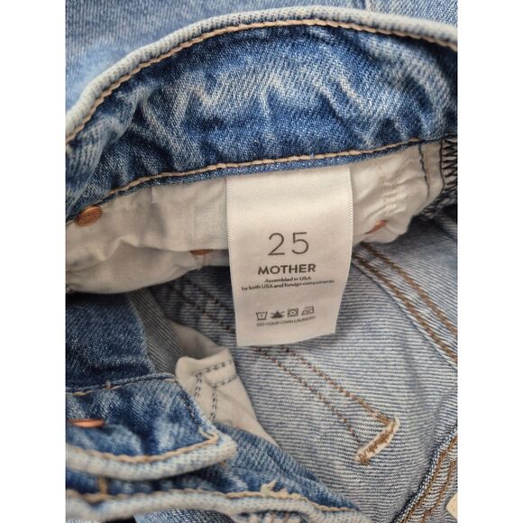 Mother Women's The Fan Girl Button Skimp Funk ‘N Flair Jeans Size 25 - Picture 7 of 8